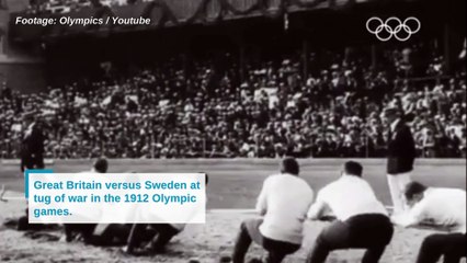 Britain and Sweden compete in tug of war at 1912 Olympics | August 1 2024 | Newcastle Herald