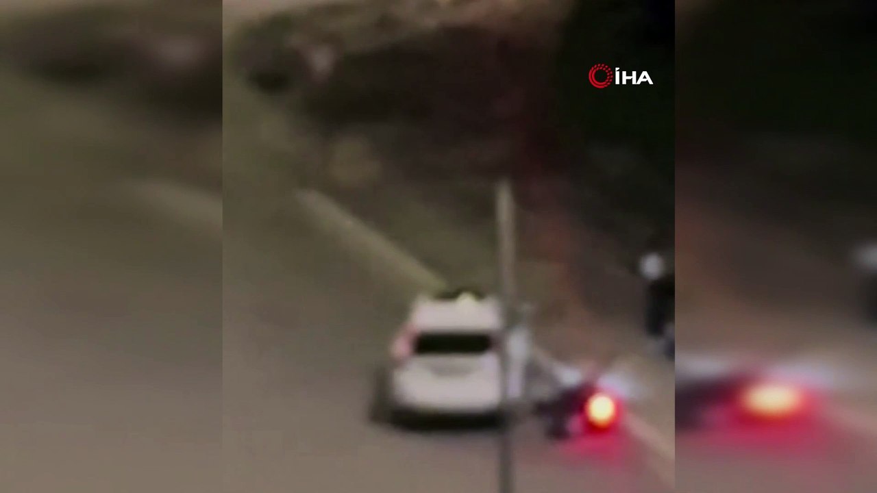 Diyarbakır’da otomobilden inen şahıs motosikletliyi ve yanındaki genç kızı darp etti