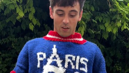 Tom Daley reveals what he has been knitting during Paris Olympics