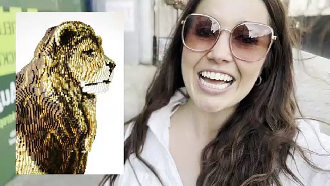 Incredible Lego Brick sculptures line Sheffield, South Yorkshire