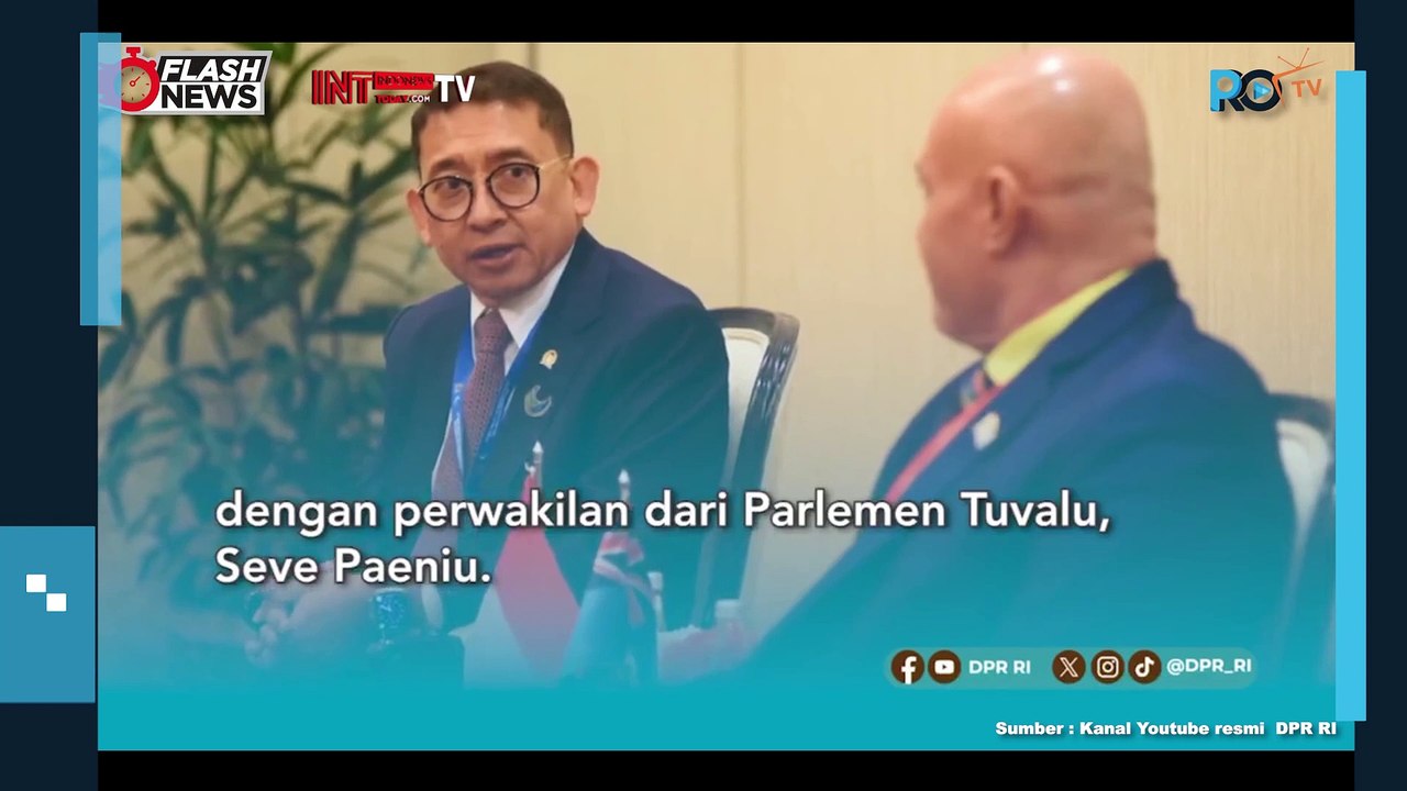 Fadli Zon Bertemu Perwakilan Tuvalu Bahas Isu Perubahan Iklim