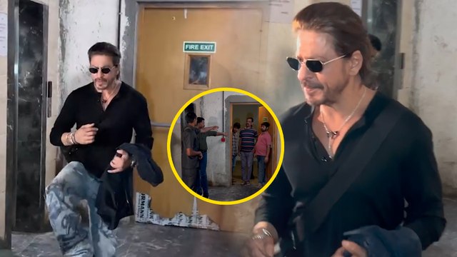 Shah Rukh Khan Spotted Amidst Eye Surgery Rumours, Bodyguards Push Back Crowd!