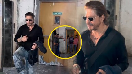 Shah Rukh Khan Spotted Amidst Eye Surgery Rumours, Bodyguards Push Back Crowd!