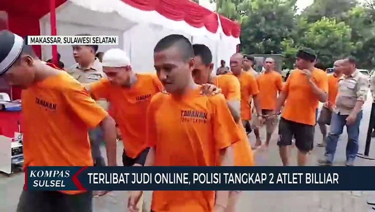 Terlibat Judi Online 2 Atlet Biliard Diamankan Polda Sulsel
