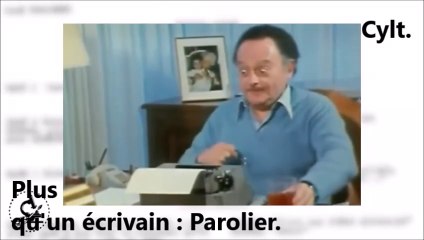René Goscinny. Plus qu'un écrivain. Parolier.