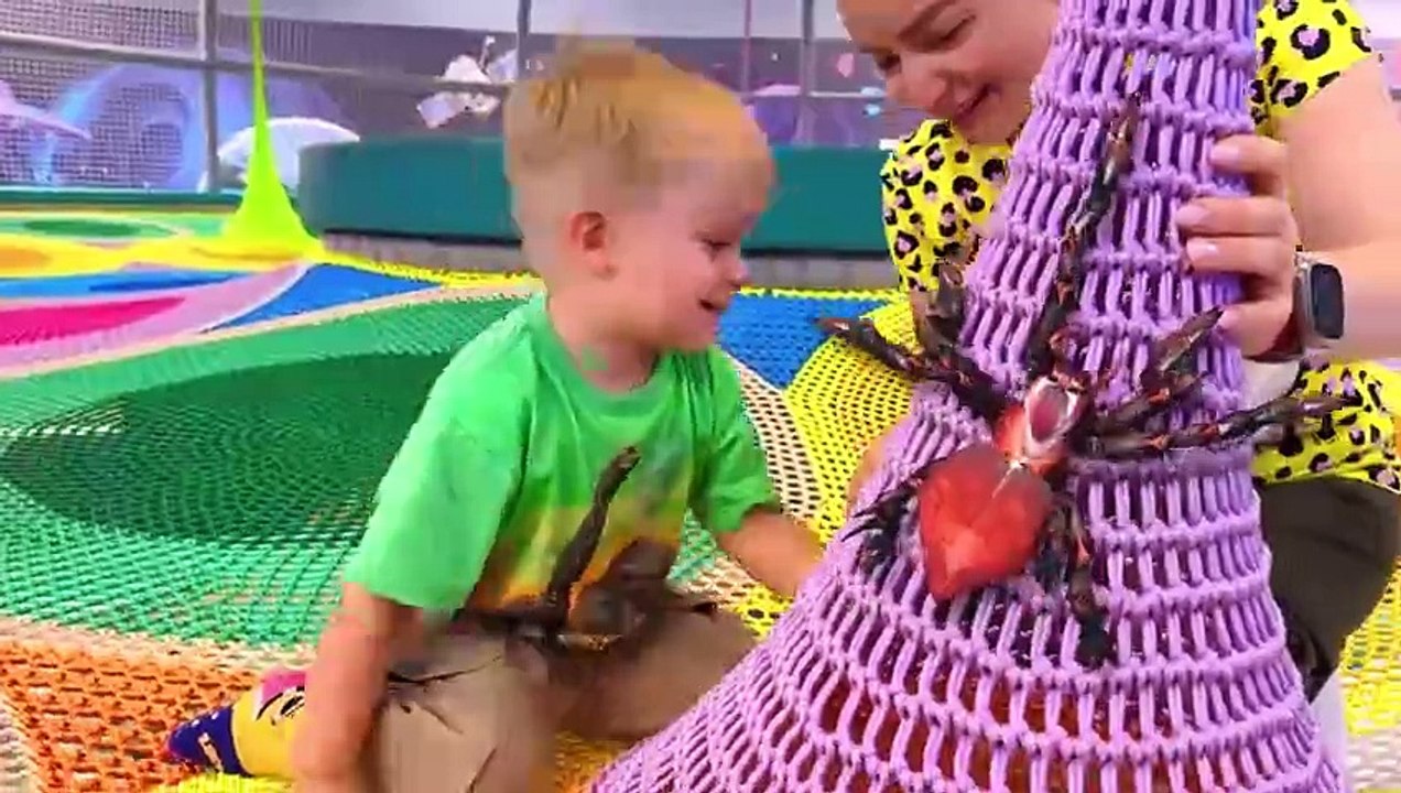 Oliver and Adam Have Fun with Mom at the Playground