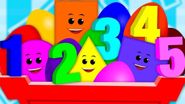 Learn Shapes With Numbers | Shapes Song For Kids | Numbers Song For Children By Crazy Eggs