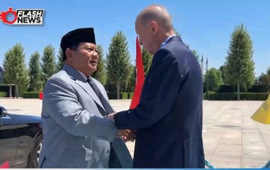 Prabowo Temui Presiden Turki, Edrogan Bahas Kemitraan Strategi Kedua Negara