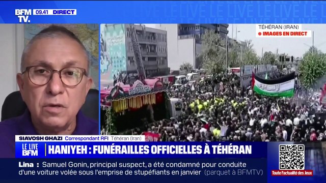 Mort du chef du Hamas: une foule en deuil à Téhéran pour les funérailles d'Ismaïl Haniyeh