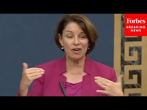 JUST IN: Amy Klobuchar Introduces Bill To 'Ban AI Generated Deepfakes Of Federal Candidates'