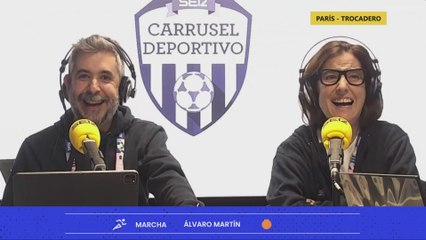 Las lágrimas de la pareja de Alvaro Martin en 'Carrusel' tras felicitarle por su medalla en los JJOO: "¿Has visto como merece la pena?"