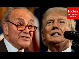 'Disturbingly At Ease With Antisemitic Rhetoric': Schumer Rips Trump Over Comments About Doug Emhoff