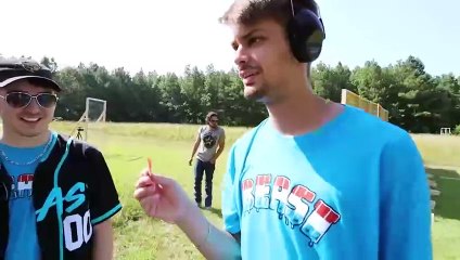 Can 50,000 Magnets Catch A Cannon Ball.