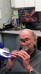 New nose  for this man very happy seen for this person