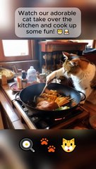 Chef Kitty in the Kitchen! 