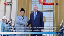 Usai Bertemu, Erdogan Antar Langsung Prabowo Hingga ke Mobil