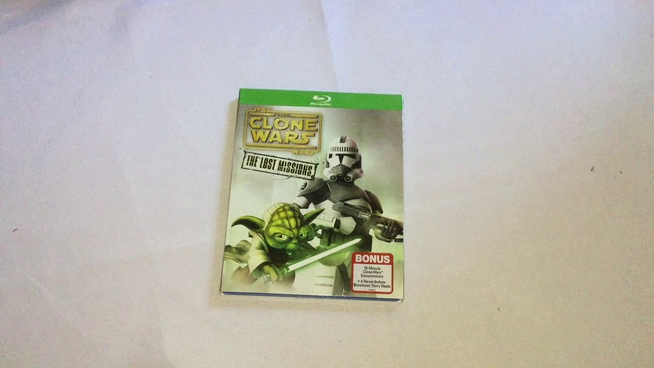 Star Wars: The Clone Wars The Lost Missions (Season 6) Blu-Ray Unboxing
