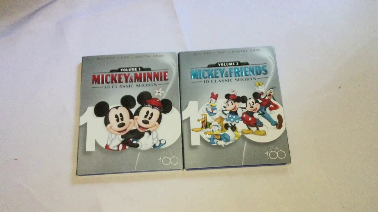 Mickey & Minnie 10 Classic Stories Vols. 1 & 2 Blu-Ray/DVD/Digital HD Unboxing