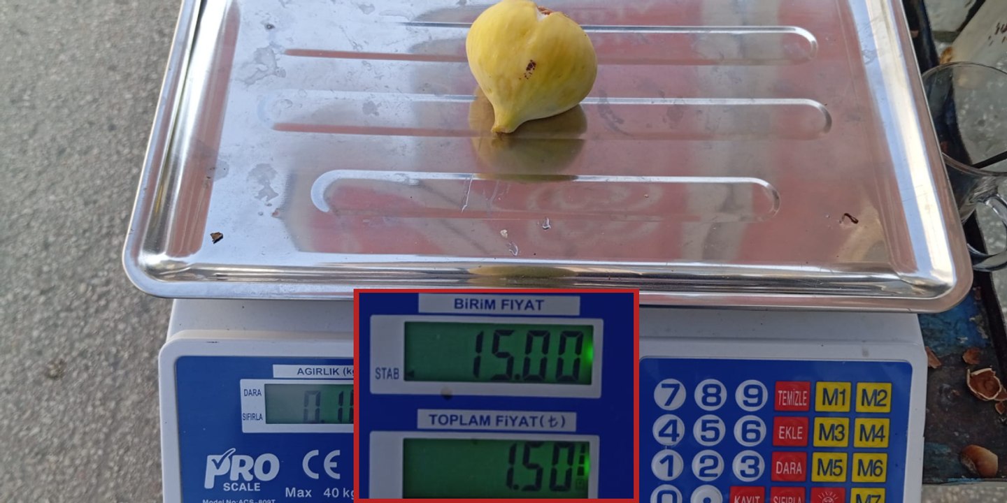 Bir tane incirin fiyatının 15 lira olmasına tepkili vatandaş: "Parası olan yer ama biz yiyemeyiz"