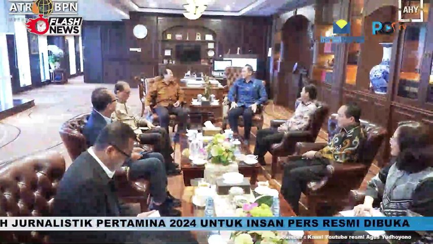 AHY Temui Ketua MA Bahas Sertifikasi Hakim untuk Tingkatkan Peradilan Pertanahan