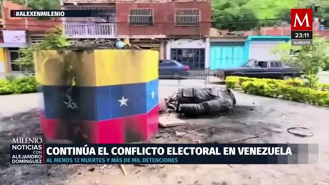 Protestas en Venezuela por resultados electorales dejan 12 Muertos; Maduro amenaza con revolución