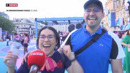 Jeux olympiques : les fanzones font vibrer les Français... et les touristes