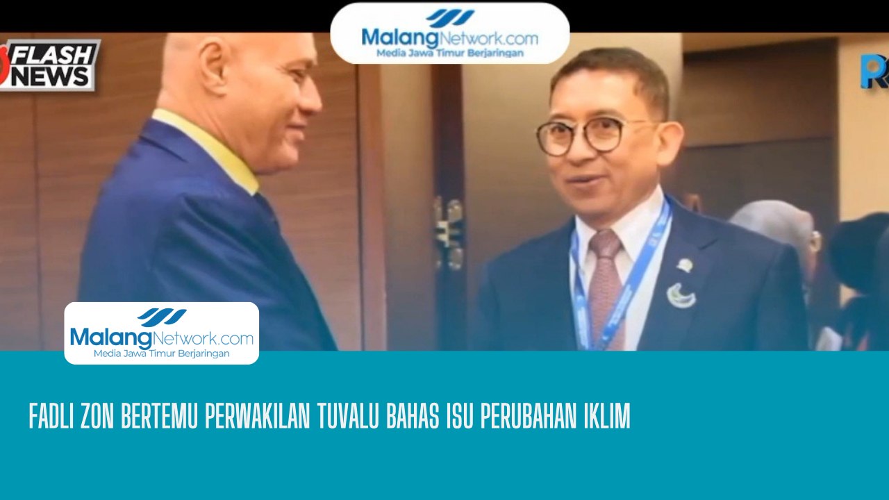 Fadli Zon Bertemu Perwakilan Tuvalu Bahas Isu Perubahan Iklim