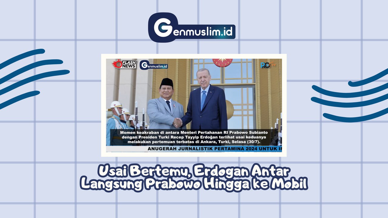Usai Bertemu, Erdogan Antar Langsung Prabowo hingga ke Mobil