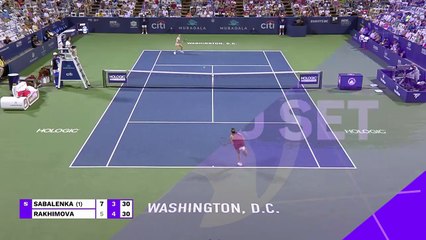 Sabalenka survives scare in comeback match