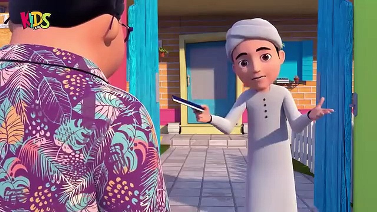 Beautiful Islamic cartoon videos tajdar e khat Mein nabwat zindabad, gulam rasool