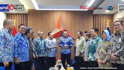 PARTAI DEMOKRAT TERIMA KUNJUNGANPARA PIMPINAN MPR RI BAHAS  BIAYA POLITIK DAN PERAN WAKIL RAKYAT