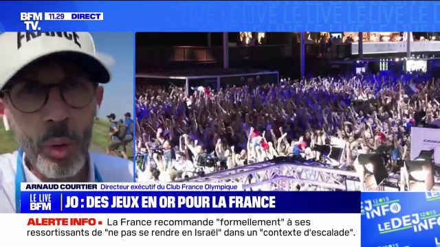 Arnaud Courtier (Club France Olympique): Très peu de temps après la fin de ses compétitions, Léon Marchand sera au Club France