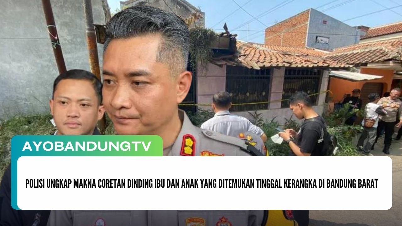 Polisi Ungkap Makna Coretan Dinding Ibu dan Anak yang Ditemukan Tinggal Kerangka di Bandung Barat