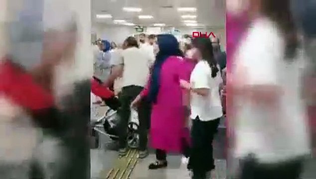 İstanbul'da hastanede doktora saldırı: Ortalık savaş alanına döndü