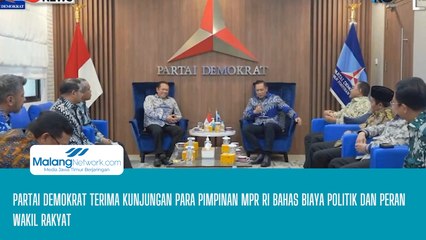 Partai Demokrat Terima Kunjungan Para Pimpinan MPR RI Bahas Biaya Politik dan Peran Wakil Rakyat
