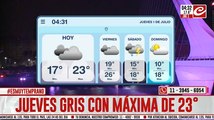 Jueves gris con máxima de 23 grados en la ciudad