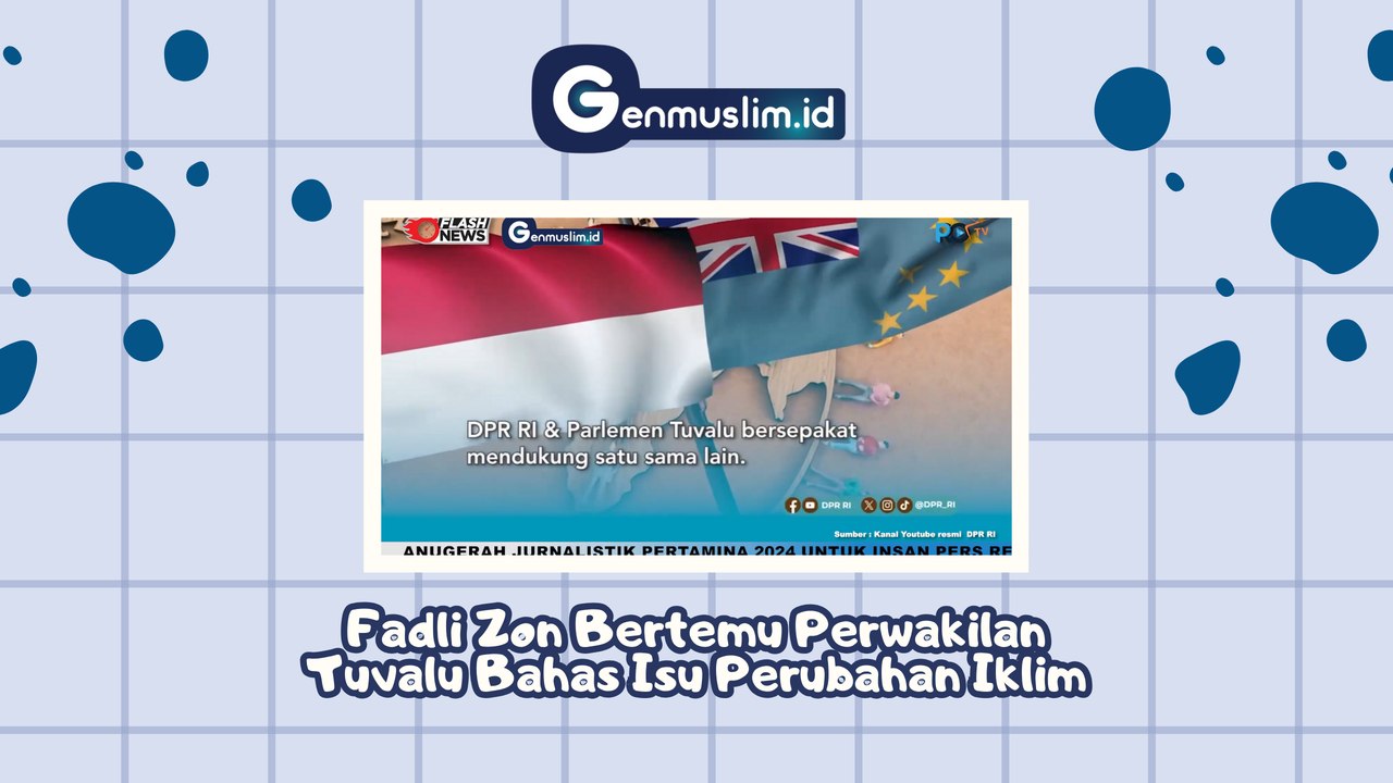 Fadli Zon Bertemu Perwakilan Tuvalu Bahas Isu Perubahan Iklim