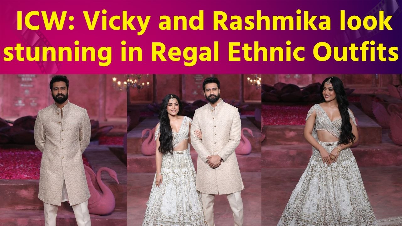 Vicky Kaushal, Rashmika Mandanna turn showstoppers for Falguni Shane Peacock