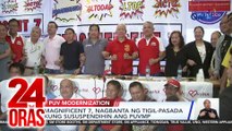 Mga lumahok sa PUVMP, dismayado sa resolusyon ng Senado na nagrekomendang suspendihin ang programa | 24 Oras