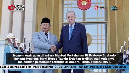 Erdogan Antar Prabowo Hingga ke Mobil Usai Pertemuan