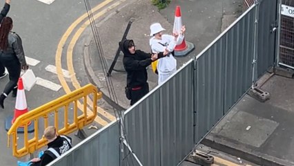 Excited lads fail to secure tickets to rave but show up anyway!