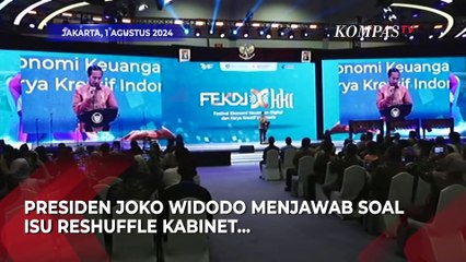 Download Video: Presiden Joko Widodo Angkat Bicara soal Isu Reshuffle Kabinet Indonesia Maju