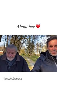 Sur Instagram, le frère d'Anouchka et d'Alain Fabien a partagé d'émouvantes vidéos sur lesquelles on découvre le Guépard décrire à quel point il aimait Nathalie.Alain Delon réapparaît auprès d'Anthony sur Instagram