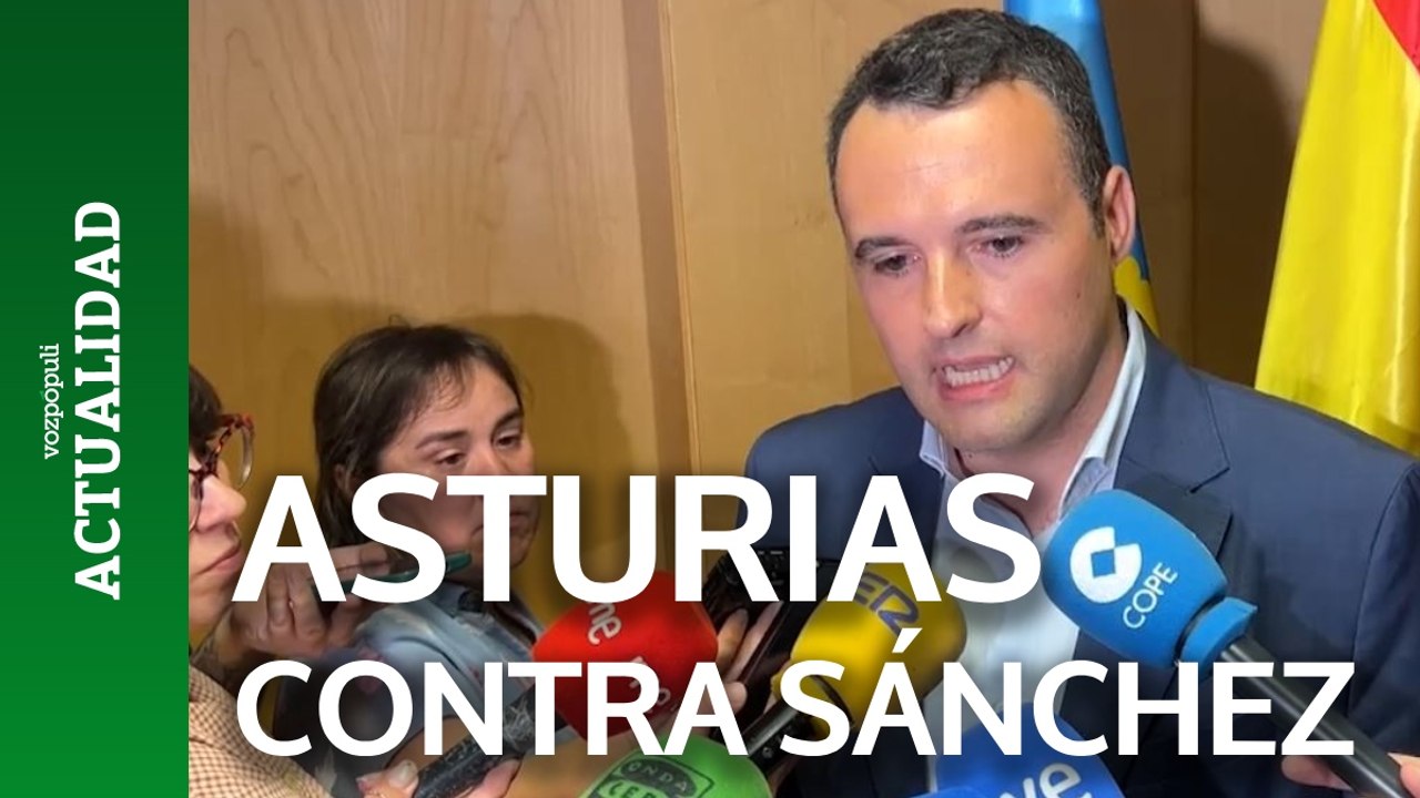 Asturias se une a Page contra el pacto de Sánchez en Cataluña
