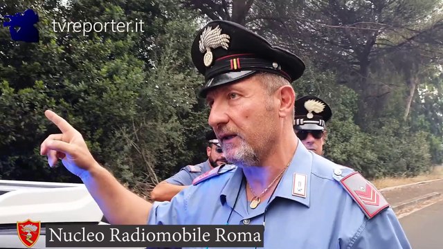 NUCLEO RADIOMOBILE INCENDI A ROMA, LA CRONACA IN DIRETTA A BORDO DELLE AUTORADIO DEI CARABINIERI(2)