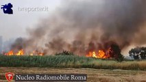 NUCLEO RADIOMOBILE  INCENDI A ROMA, LA CRONACA IN DIRETTA A BORDO DELLE AUTORADIO DEI CARABINIERI(3)