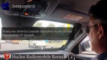 NUCLEO RADIOMOBILE  INCENDI A ROMA, LA CRONACA IN DIRETTA A BORDO DELLE AUTORADIO DEI CARABINIERI(1)
