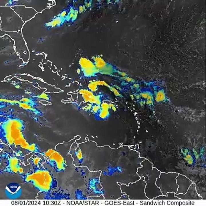 ¿Cuál es la causa de las lluvias que se registran hoy a RD?