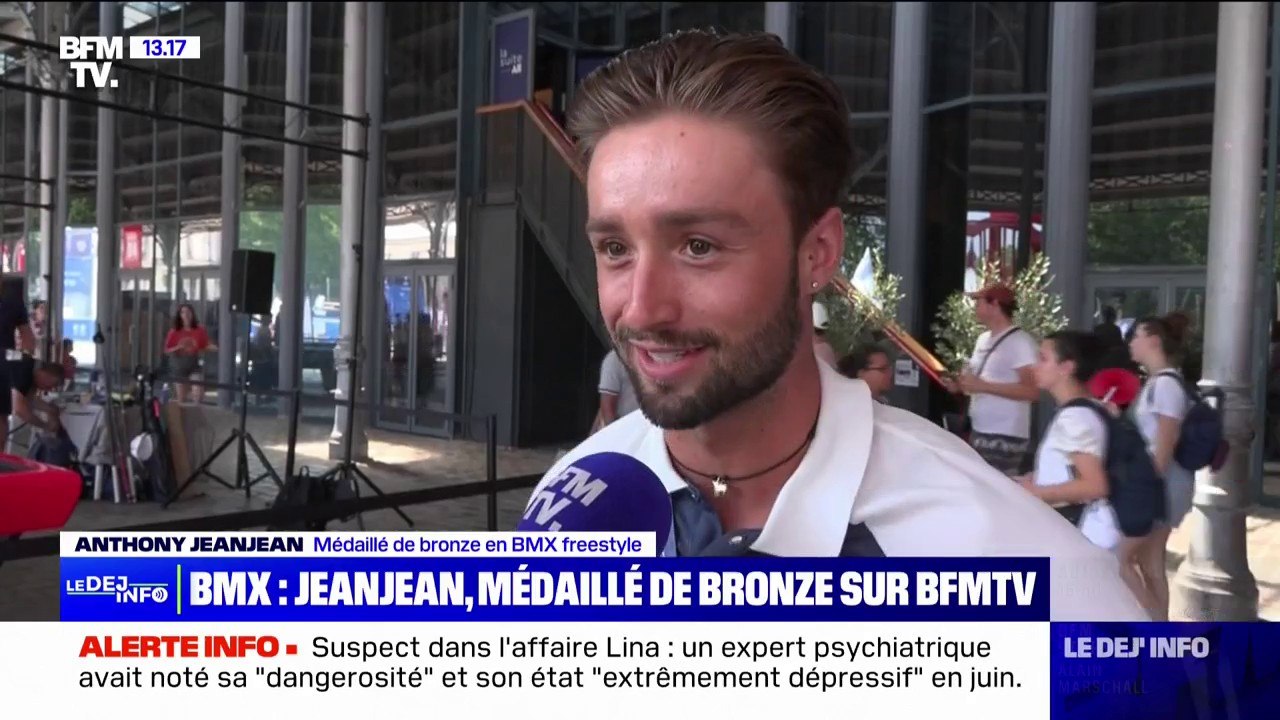 JO 2024: Après la déception de ne pas avoir décroché l'or, Anthony Jeanjean savoure sa médaille de bronze en BMX