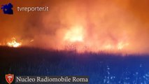 NUCLEO RADIOMOBILE  INCENDI A ROMA, LA CRONACA IN DIRETTA A BORDO DELLE AUTORADIO DEI CARABINIERI(9)